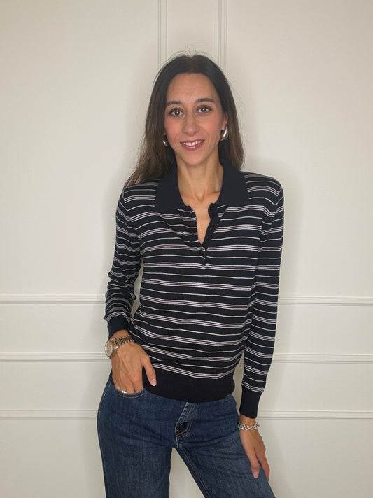 Polo maglina righe