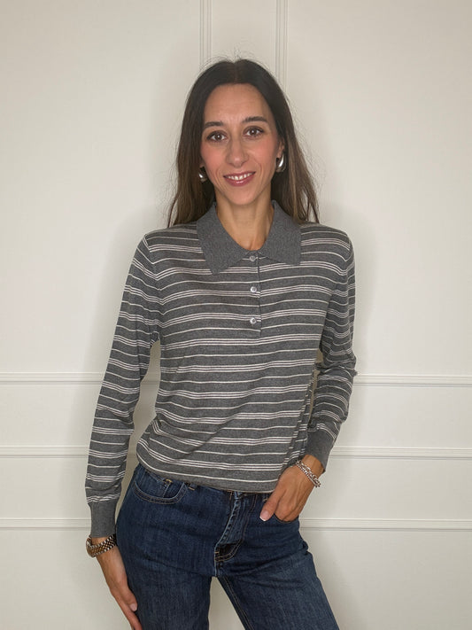 Polo maglina righe
