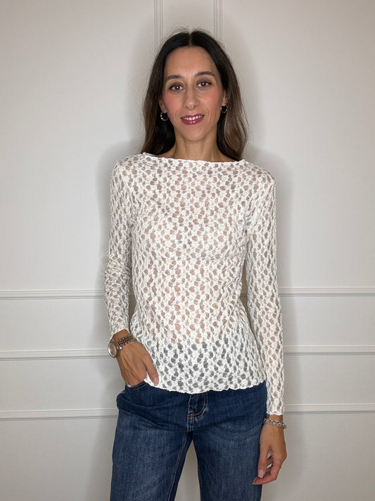 Maglia in pizzo
