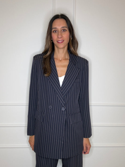 Blazer doppiopetto gessato