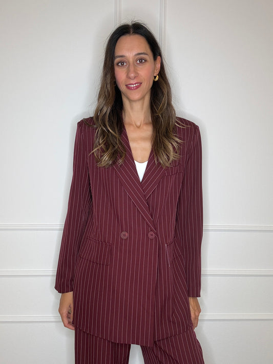 Blazer doppiopetto gessato