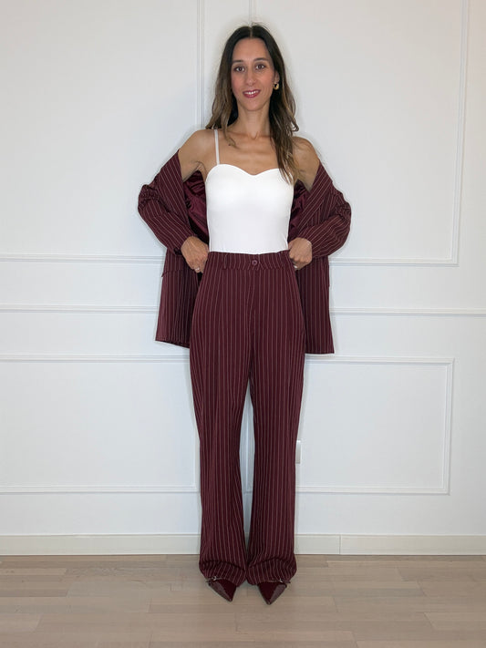 Pantalone gessato