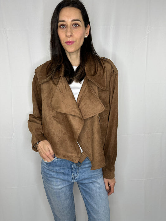 Chiodo suede Lumina