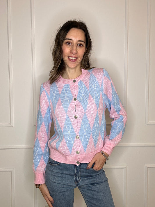 Cardigan rombi