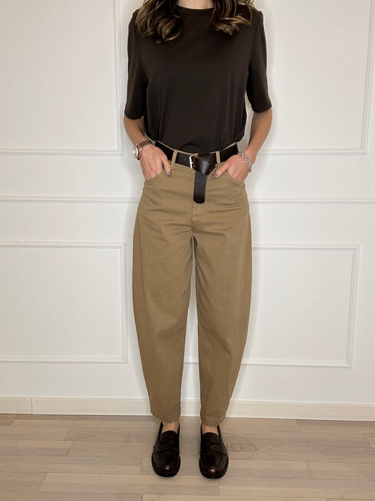 Pantalone ovetto camel Susy Mix
