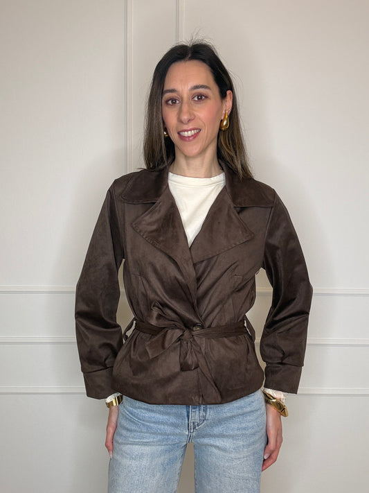 Trench corto ecodainetto