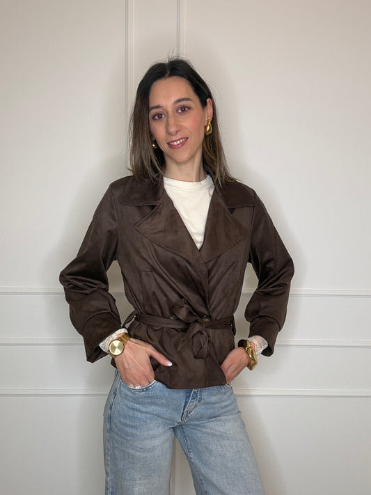 Trench corto ecodainetto