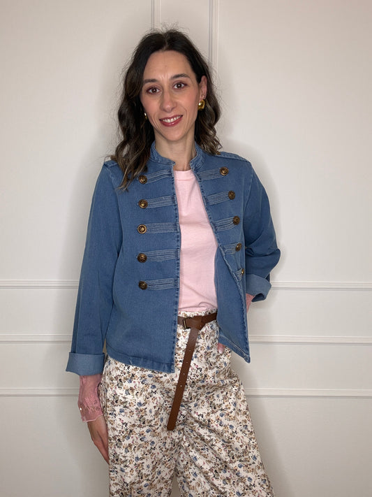 Giacca napoleon denim