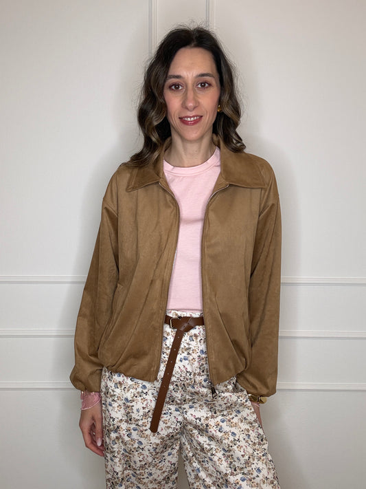 Bomber suede