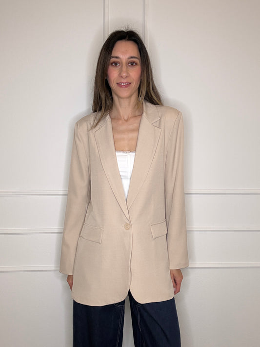 Blazer over un bottone