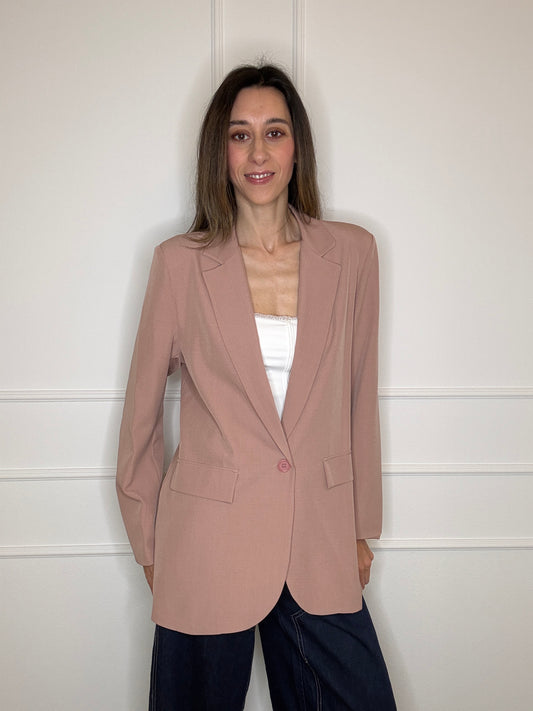 Blazer over un bottone