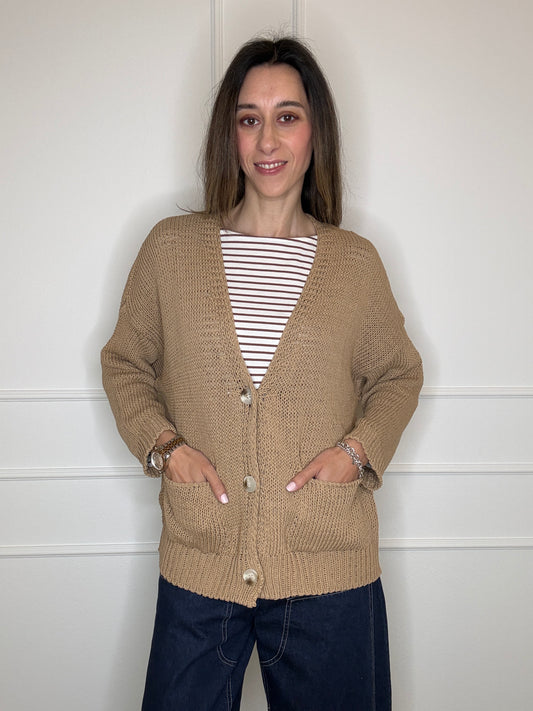 Cardigan over taschine