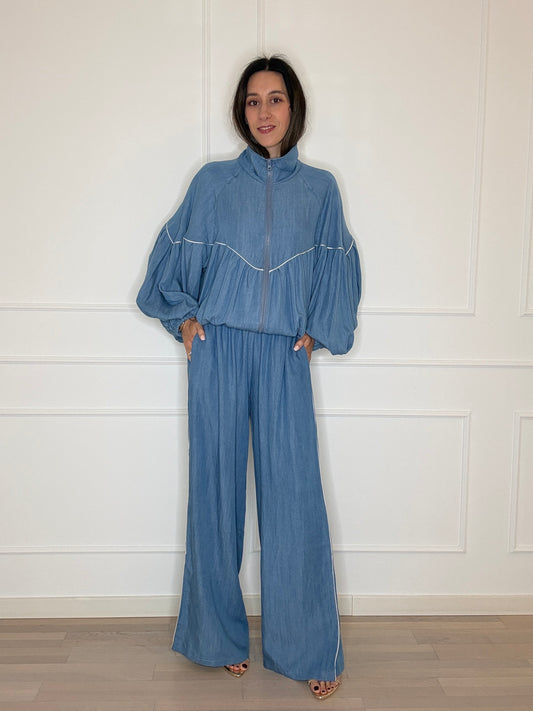 Bomber chambray riga