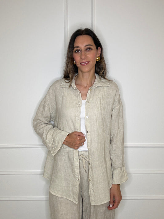 Camicia 100% lino