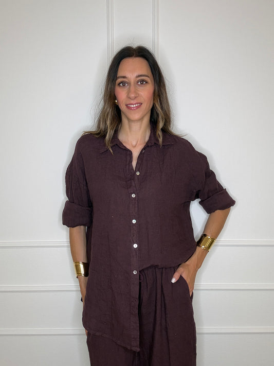 Camicia 100% lino