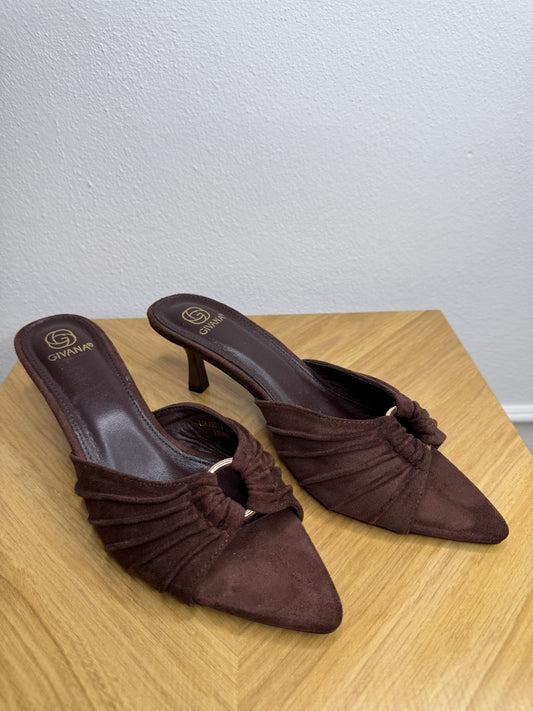 Mules camoscio moro