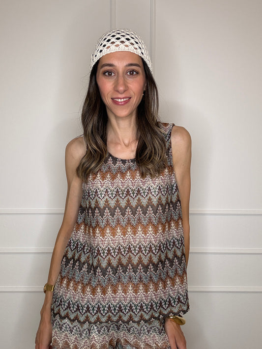 Cuffia crochet