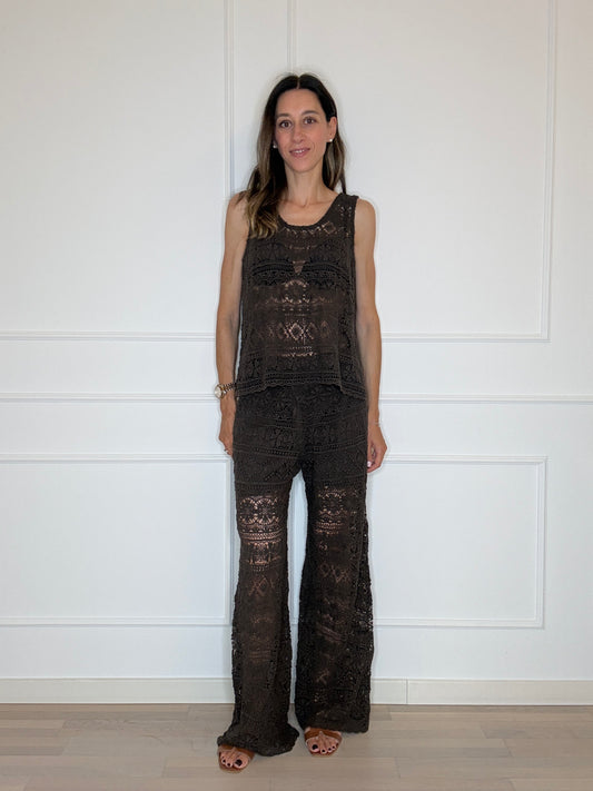 Coordinato crochet moro