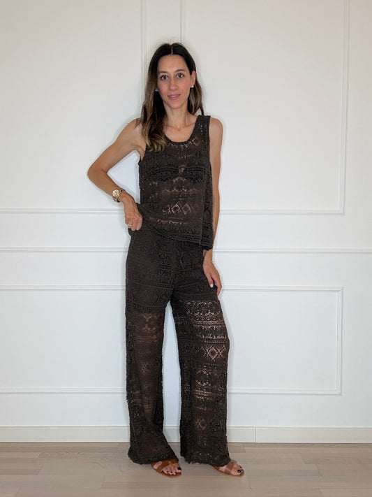 Coordinato crochet moro